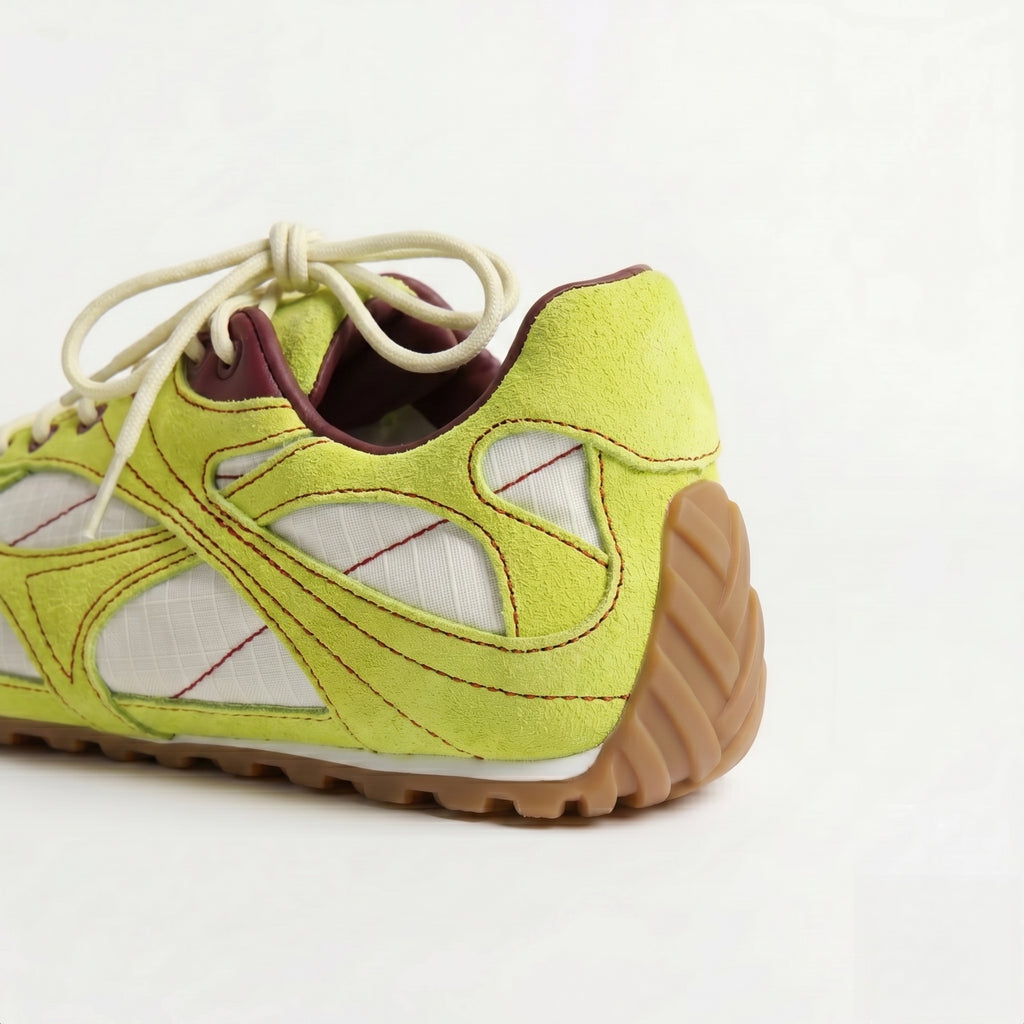 The Dual Stride Women's Light Green Casual Sneakers