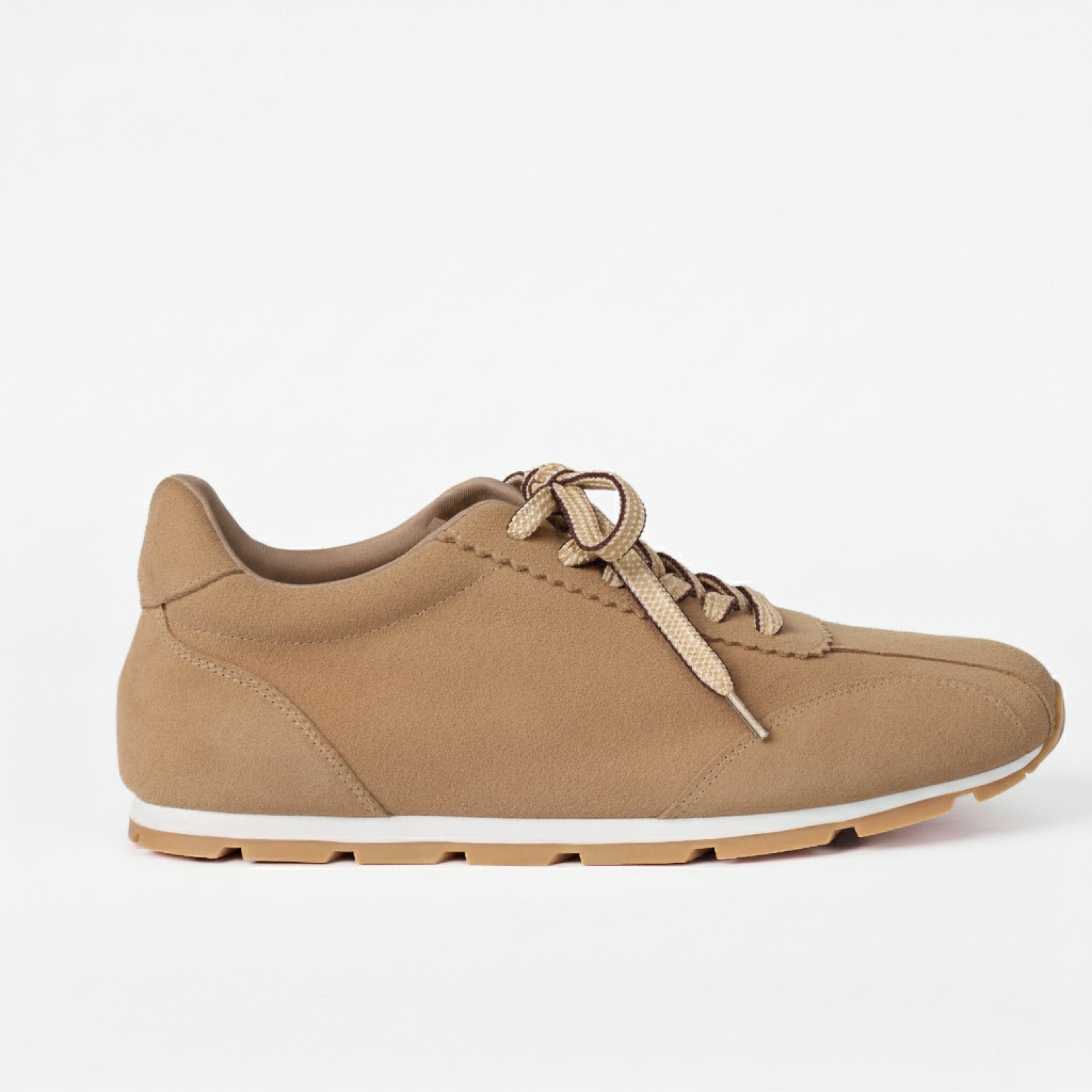 The Dual Stride Women's Casual Brown Sneakers