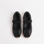 The Dual Stride Black Mary Jane Sneaker Flat