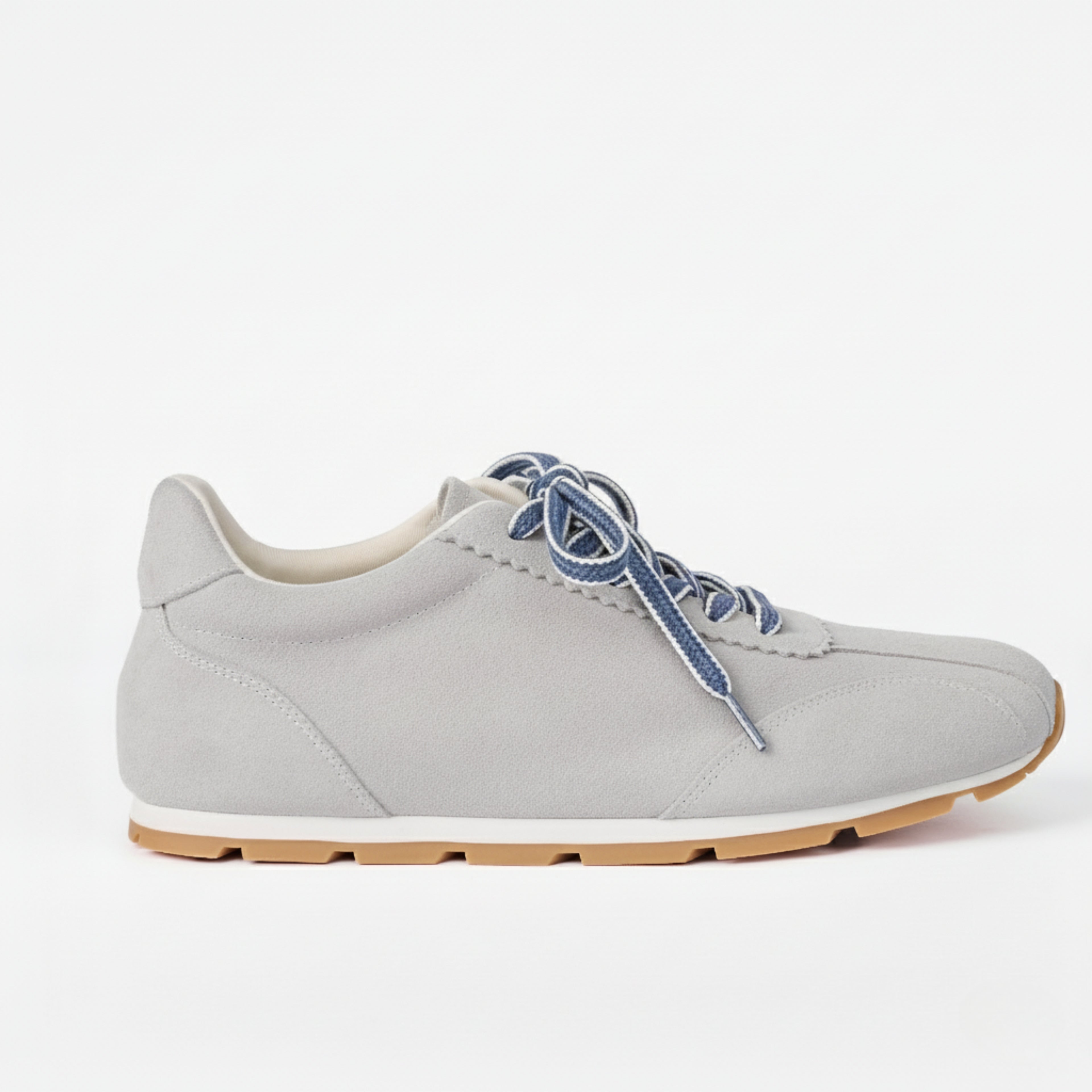 The Dual Stride Women's Casual Light Gey Sneakers