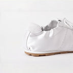 The Dual Stride Women‘s White Satin Ballet Trainers