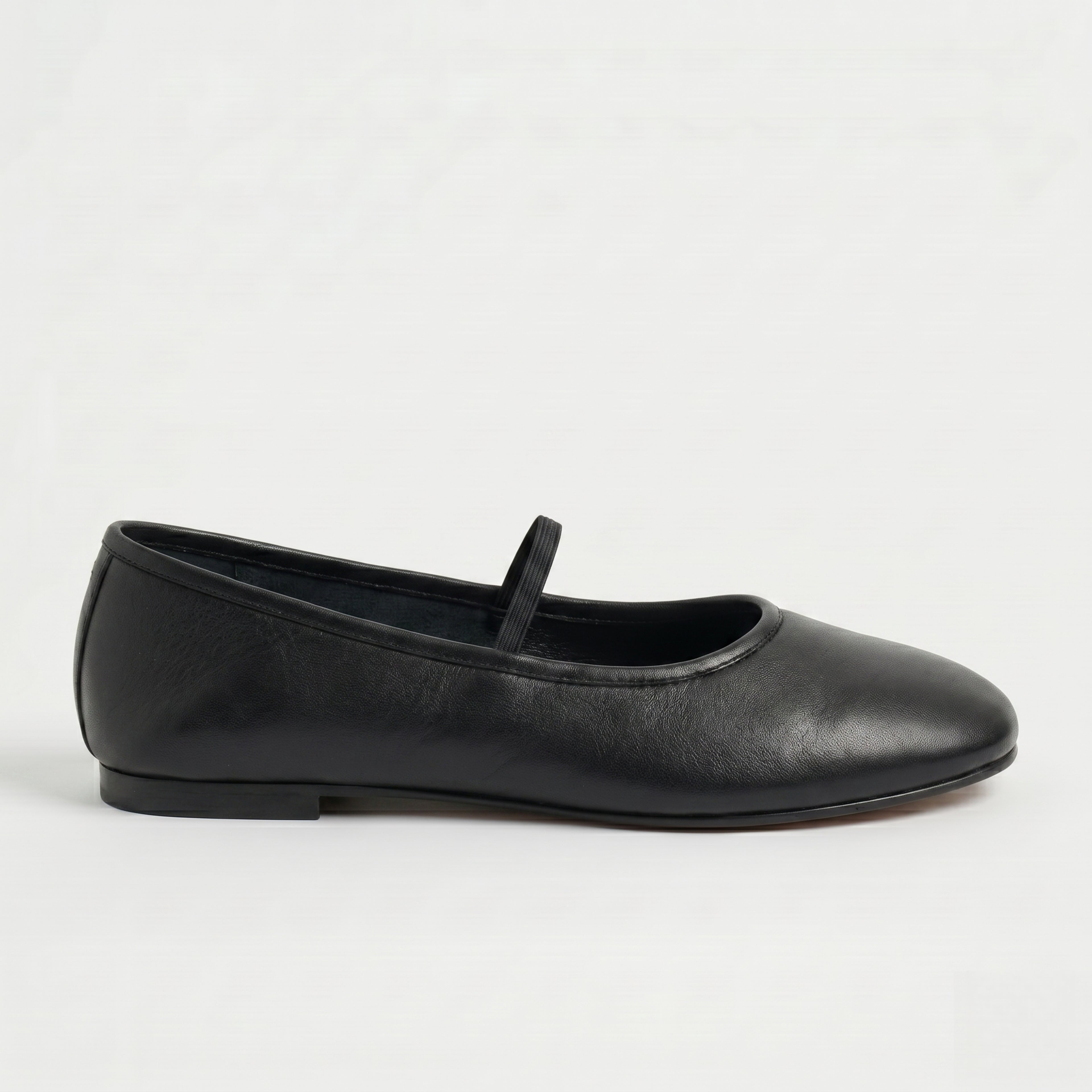 The Dual Stride Black Minimalist Ballet Mary Jane