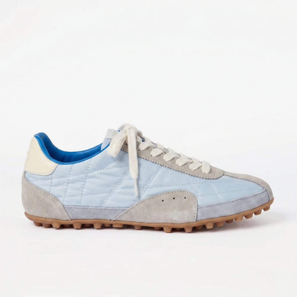 The Dual Stride Women's Casual Light Blue Sneakers