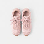 The Dual Stride Women‘s Pink Satin Ballet Trainers