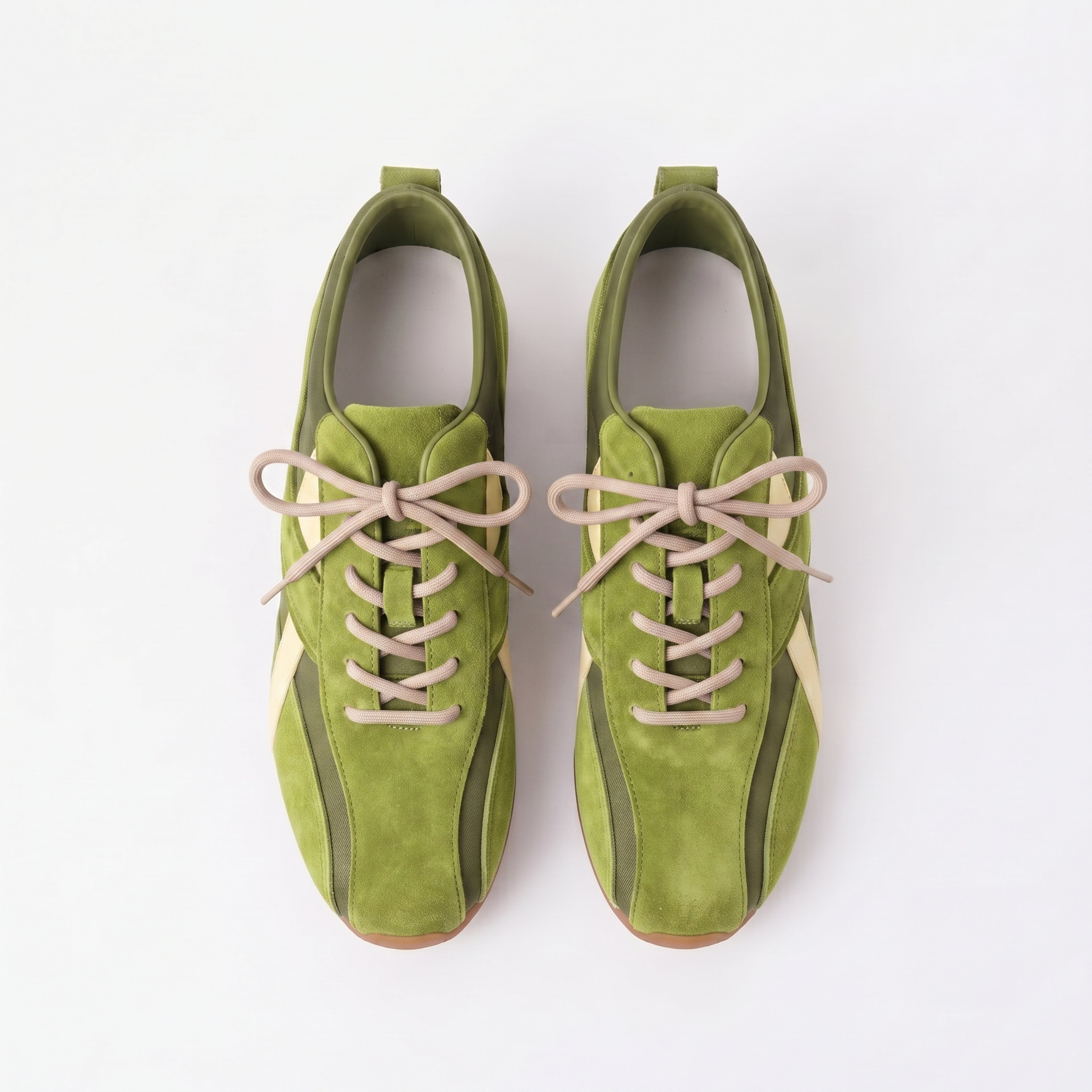 The Dual Stride Women's Retro-Style Suede & Leather Sneaker