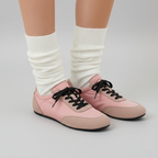 The Dual Stride Women‘s Pink Light Flat Sneakers