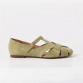 The Dual Stride Chic Suede T-Strap Fisherman Flats