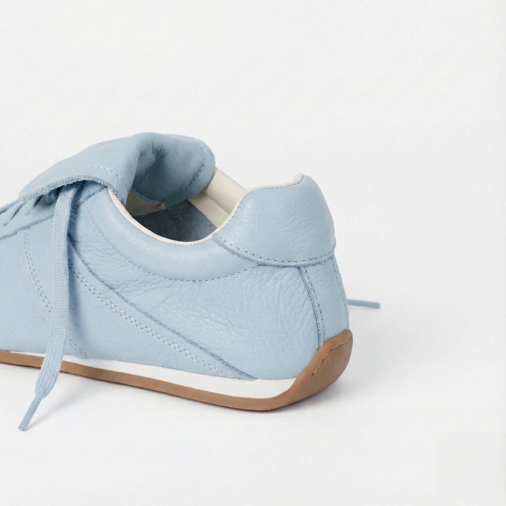 The Dual Stride Women's Retro Genuine Tiffnay Leather Sneakers