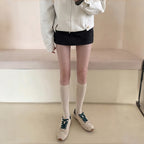 The Dual Stride Beige Retro Casual Sneakers