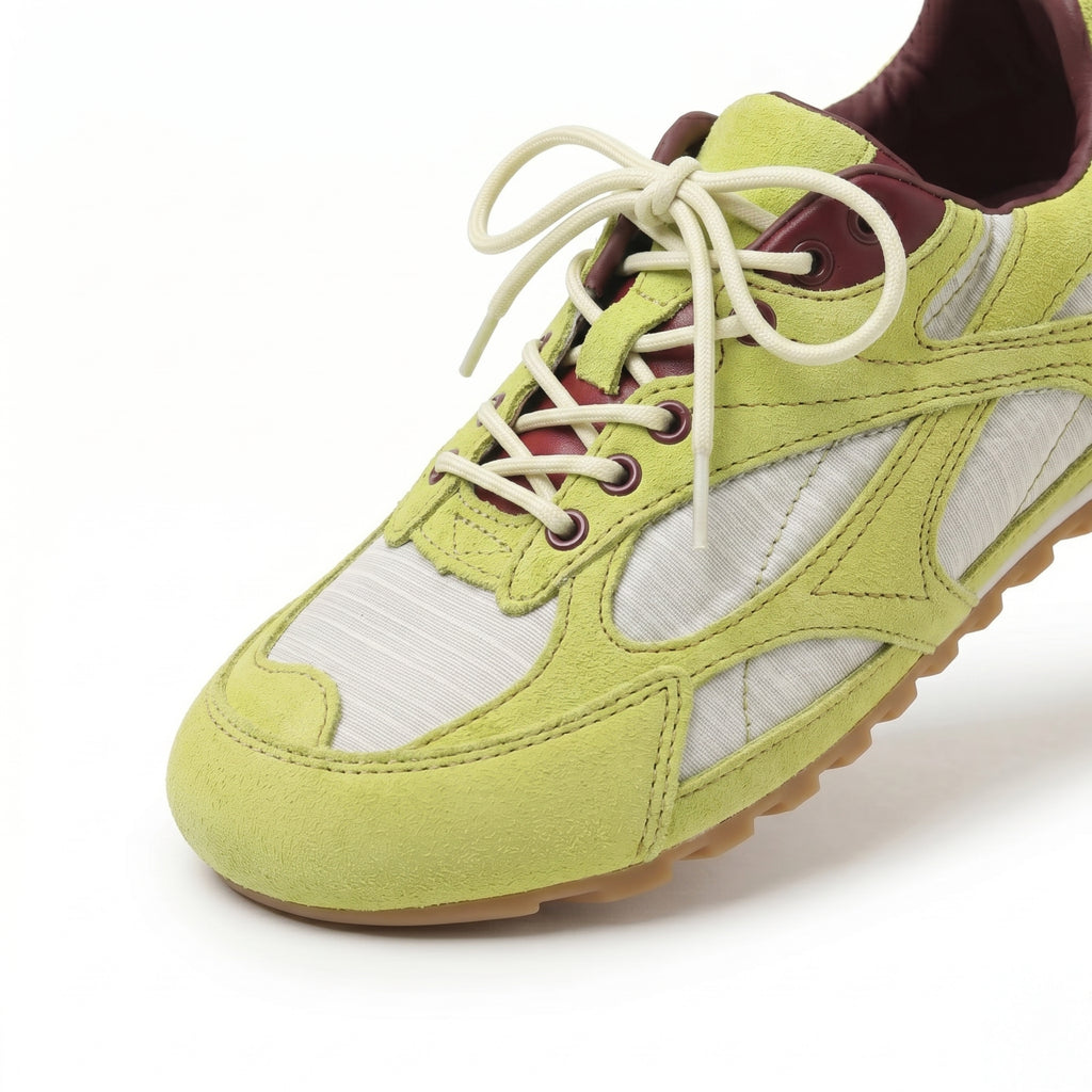 The Dual Stride Women's Light Green Casual Sneakers