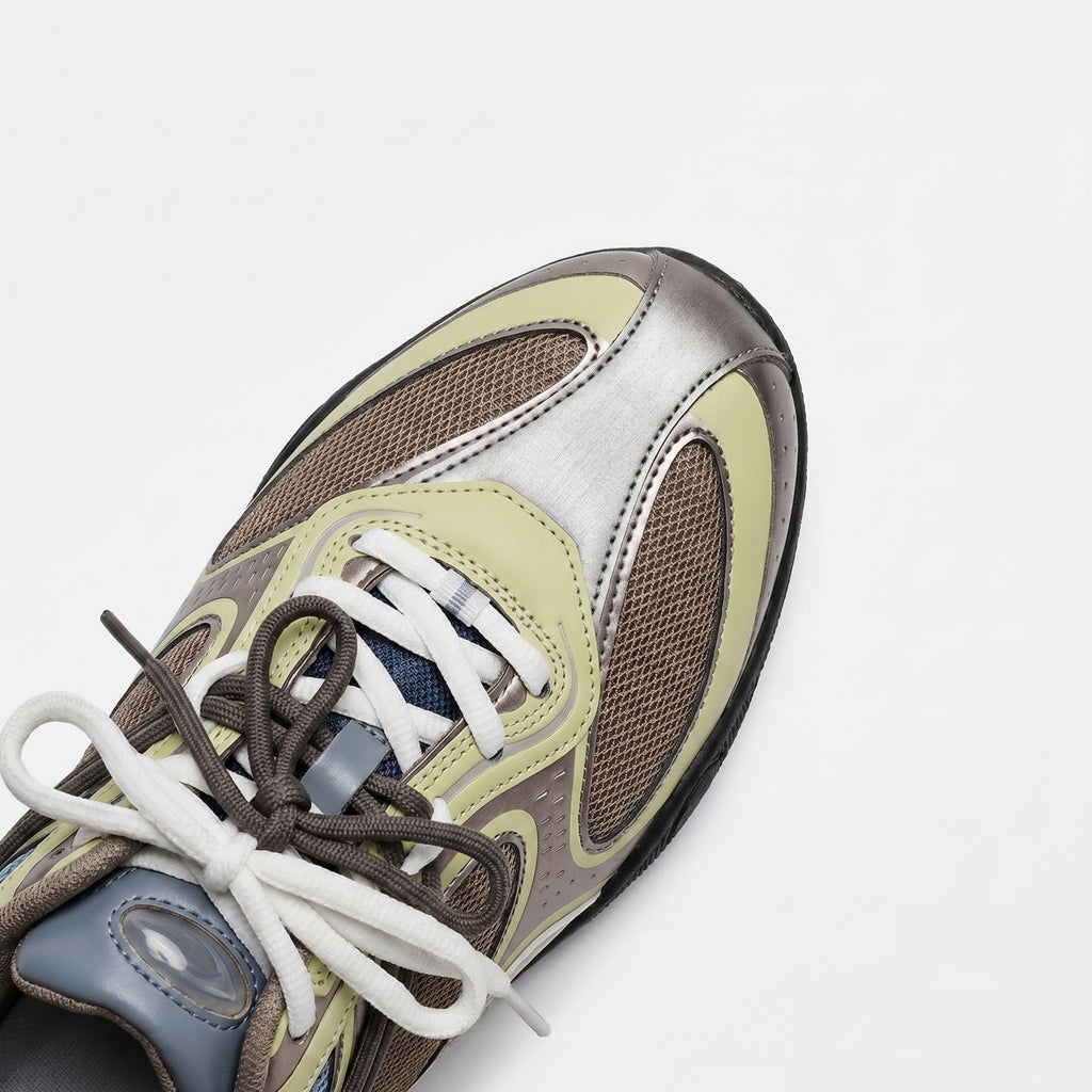 The Dual Stride Men's Nomad Cyber-Mesh Sneaker