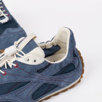 The Dual Stride Men's Blue Suede & Mesh Performance Sneakers