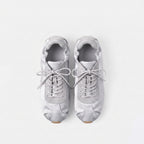 The Dual Stride Women‘s Gray Satin Ballet Trainers