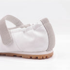 The Dual Stride White Mary Jane Sneaker Flat