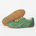 The Dual Stride Women‘s Retro Green Casual Sneakers