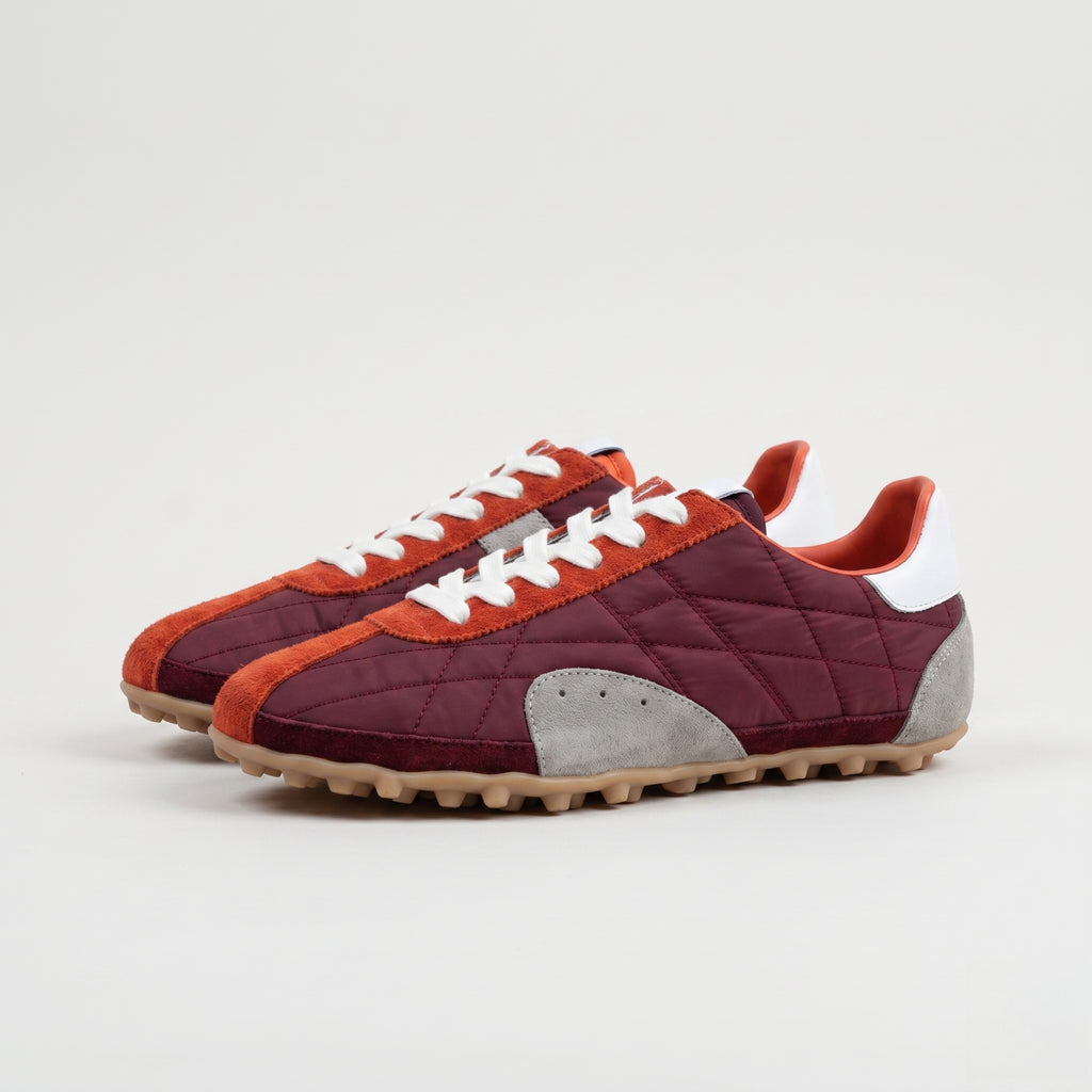 The Dual Stride Women's Casual Dark Red Sneakers