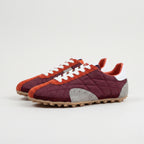 The Dual Stride Women's Casual Dark Red Sneakers