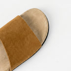 The Dual Stride Sand Minimalist Suede Slide Sandals