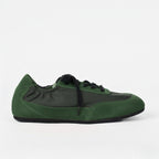The Dual Stride Women‘s Dark Green Light Flat Sneakers