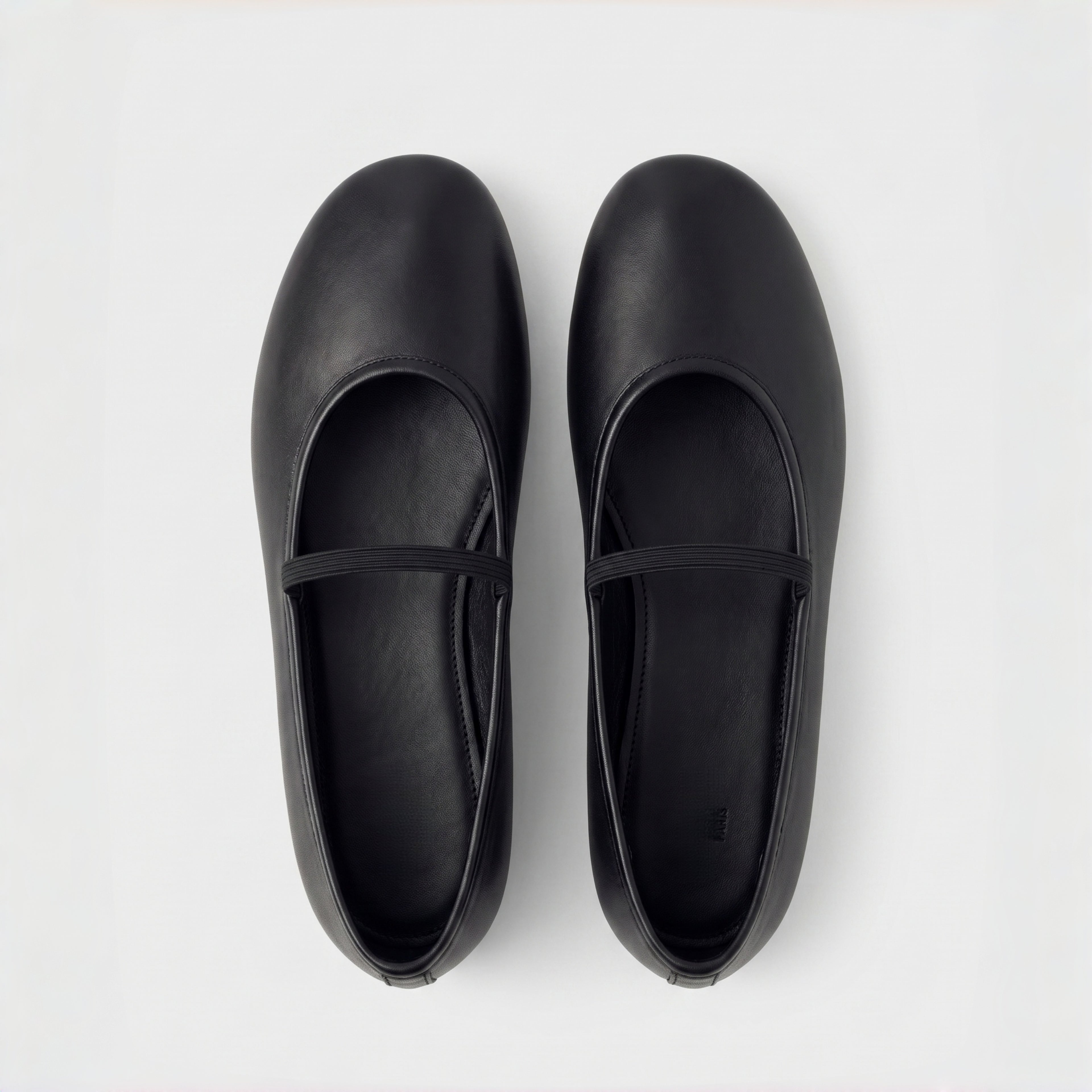 The Dual Stride Black Minimalist Ballet Mary Jane