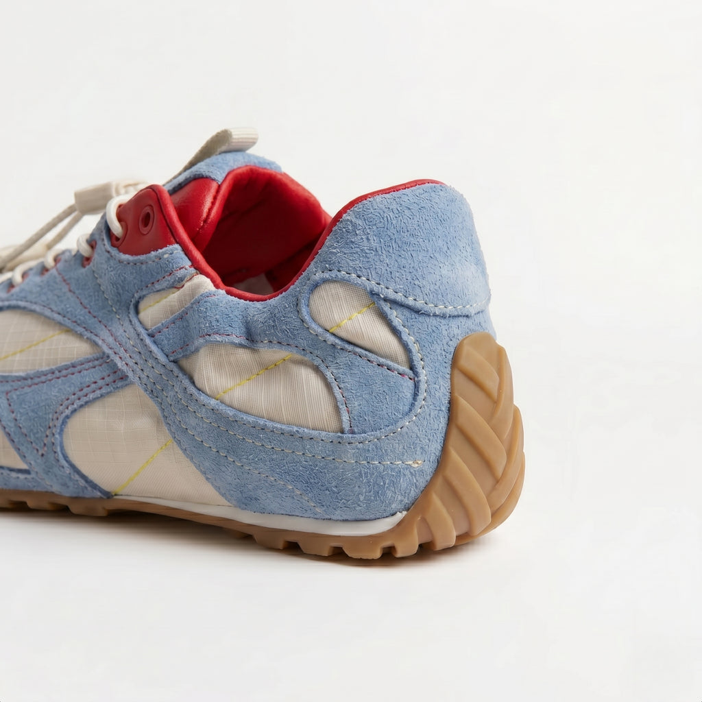 Baskets décontractées bleu clair Dual Stride pour femmes
