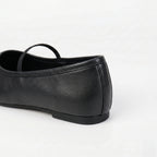 The Dual Stride Black Minimalist Ballet Mary Jane