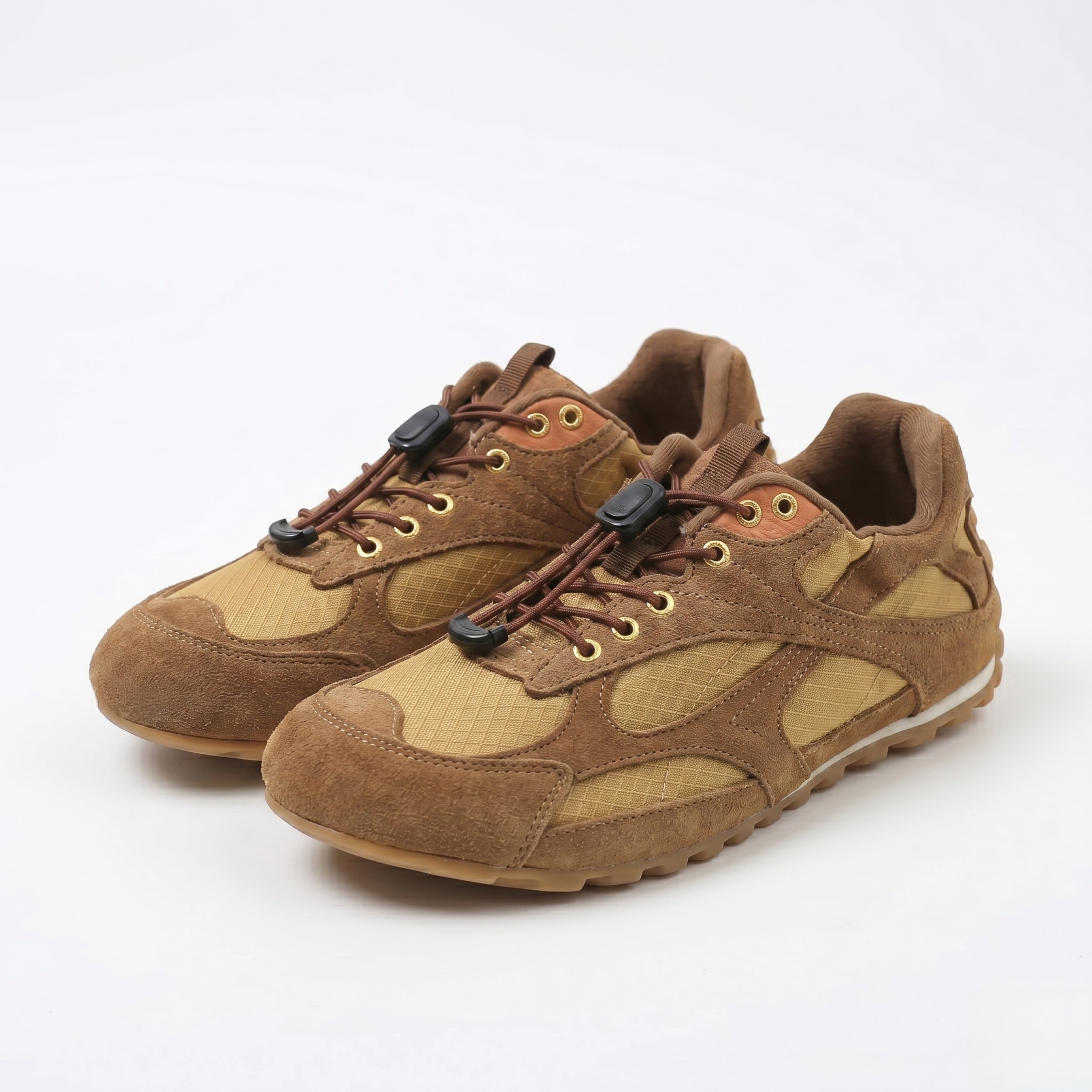 The Dual Stride Women's Brown Casual Sneakers