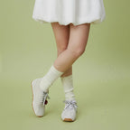 The Dual Stride Women's Light White Sneakers