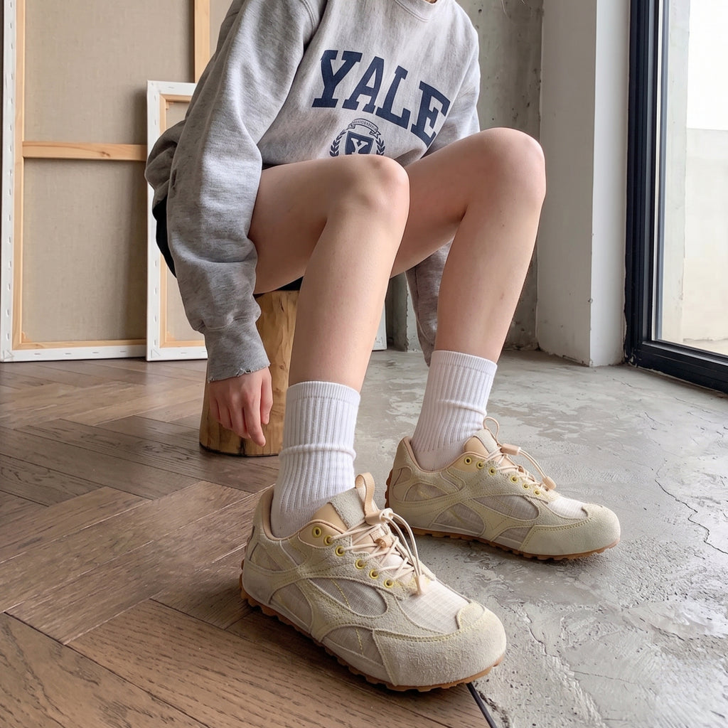 Les baskets décontractées blanches Dual Stride pour femme
