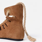 The Dual Stride Women’s Cut-Out Suede Lace-Up Ankle Boots