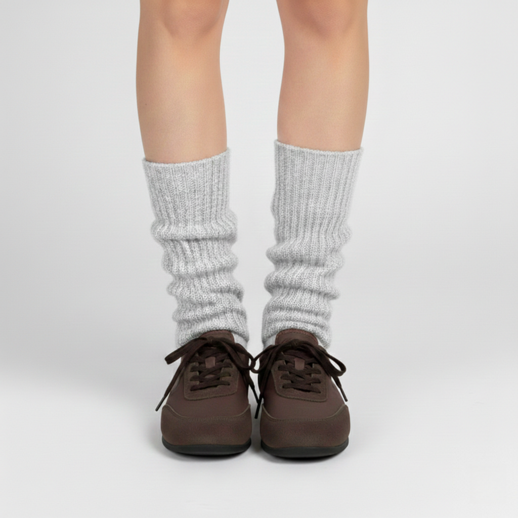 The Dual Stride Women‘s Chocolate Light Flat Sneakers