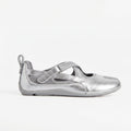 Bailarina plana Tabi Mary-Jane plateada Dual Stride