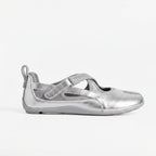 Bailarina plana Tabi Mary-Jane plateada Dual Stride