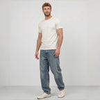 The Dual Stride Men's White Suede & Mesh Performance Sneakers
