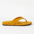 The Dual Stride Deep Yellow Premium Suede Thong Sandals