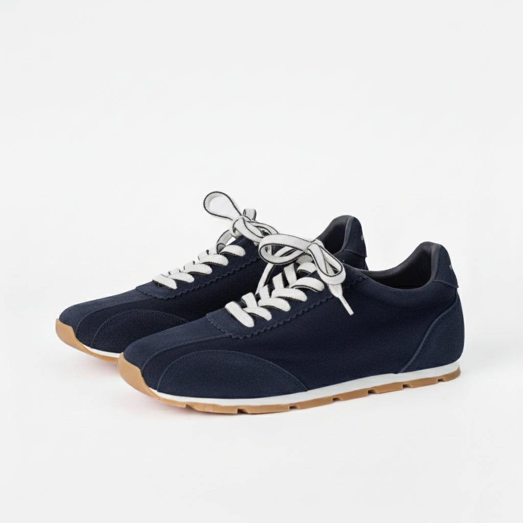 The Dual Stride Women's Casual Dark Blue Sneakers