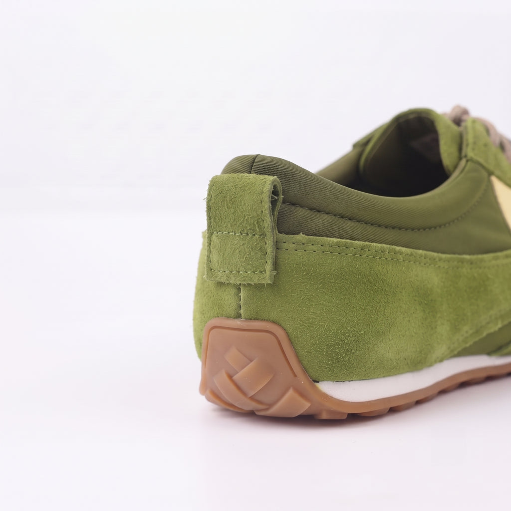 The Dual Stride Women's Retro-Style Suede & Leather Sneaker
