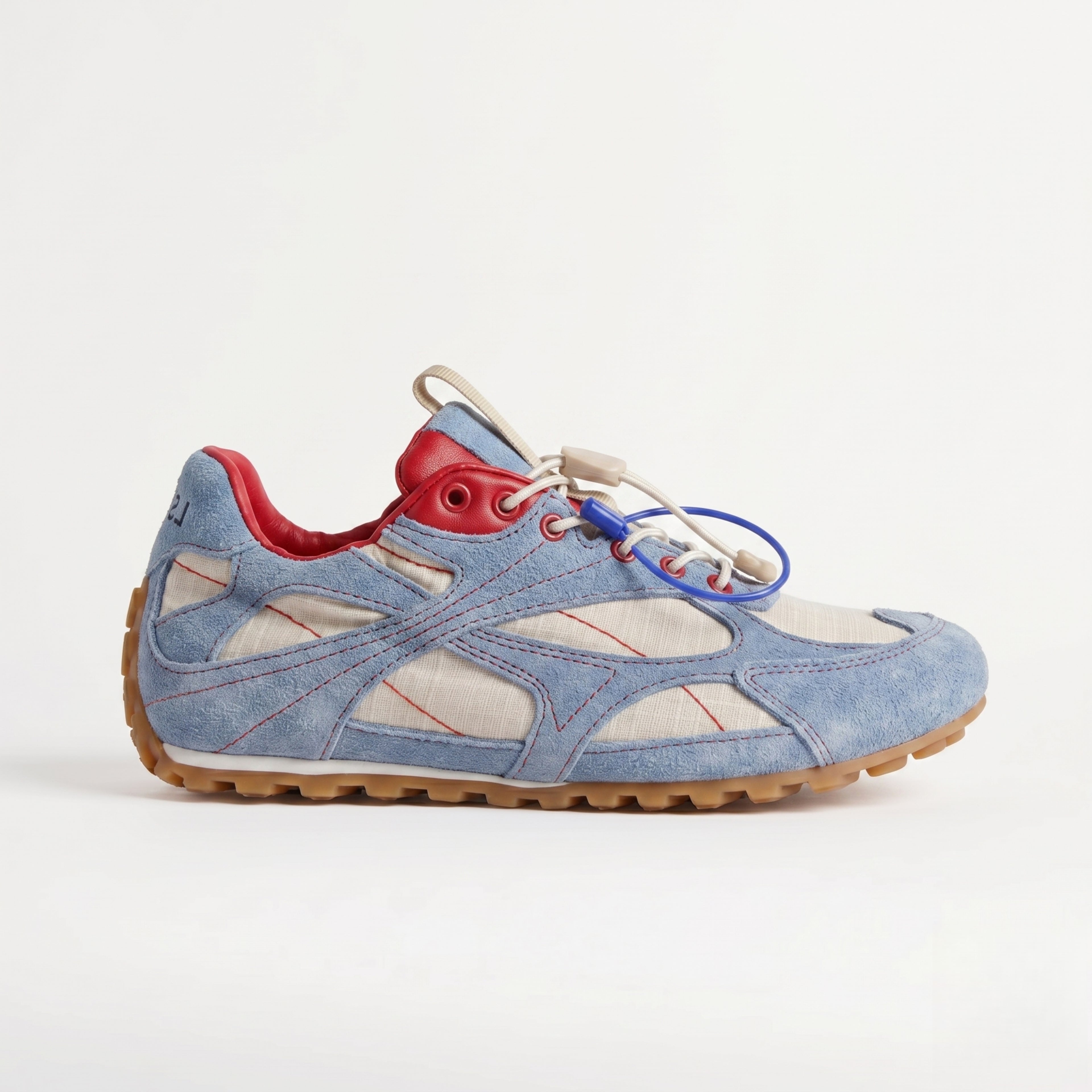 The Dual Stride Women's Light Blue Casual Sneakers