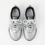 The Dual Stride Men's Grey Nomad Cyber-Mesh Sneaker