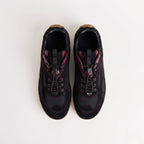 The Dual Stride Men's Black Suede & Mesh Performance Sneakers