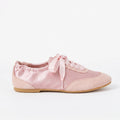 The Dual Stride Pink Satin Ribbon Ballet Sneakers