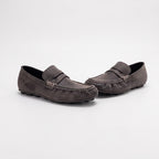 The Dual Stride Women's Dark Grey Penny Loafer Flats