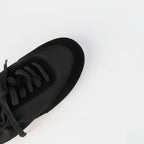 The Dual Stride Women‘s Black Light Flat Sneakers