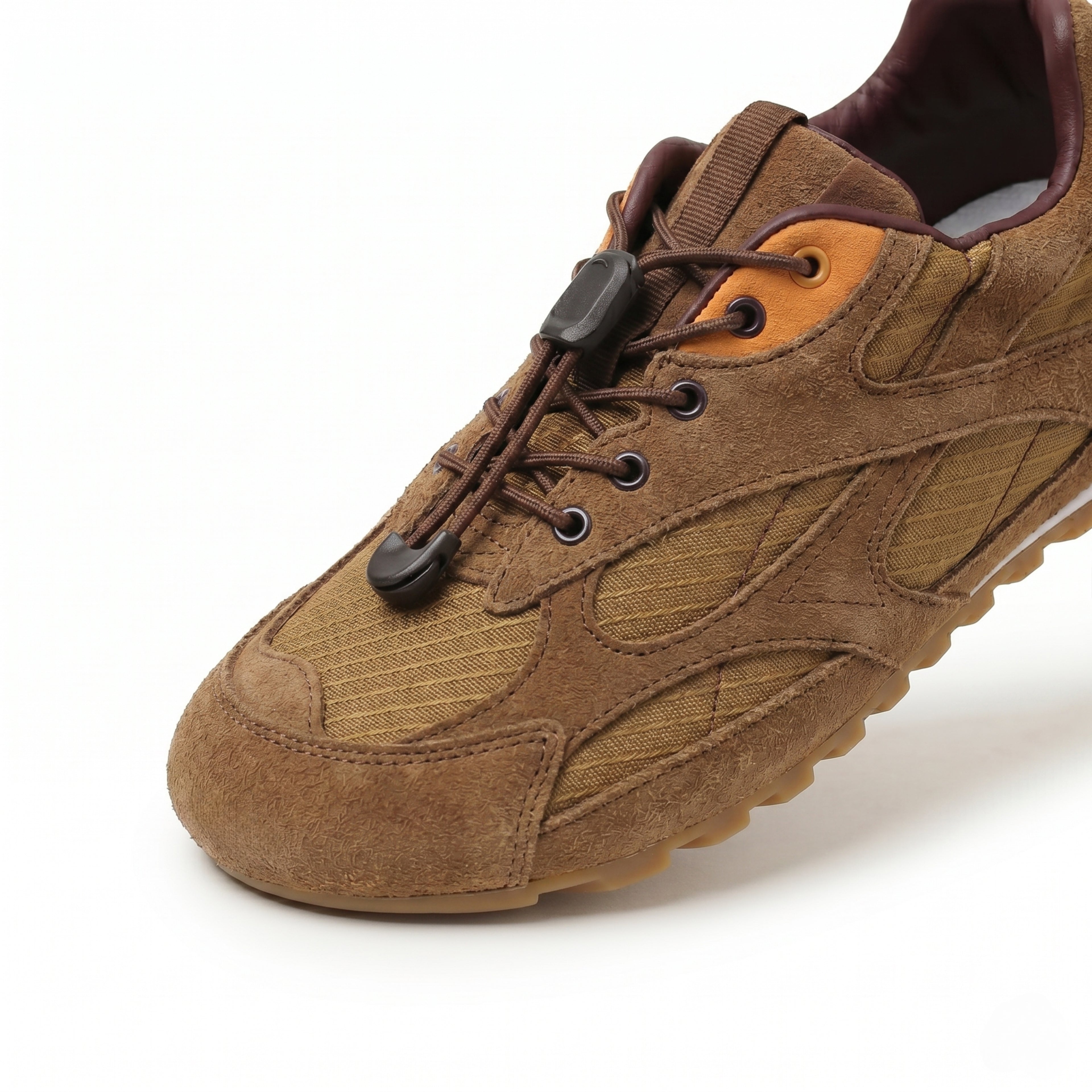 The Dual Stride Women's Brown Casual Sneakers