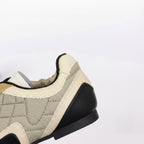 The Dual Stride Khaki Vintage Diamond pattern Casual Shoes