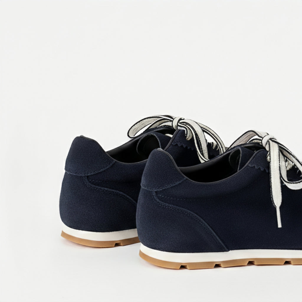 The Dual Stride Women's Casual Dark Blue Sneakers