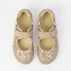 The Dual Stride Gold Rhinestone & Sequin Sporty Mary Janes