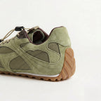 The Dual Stride Women's Oliver Green Casual Sneakers