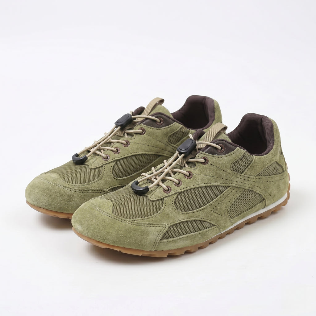 The Dual Stride Women's Oliver Green Casual Sneakers