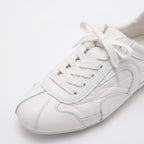 The Dual Stride Women‘s  Retro  White Trainer